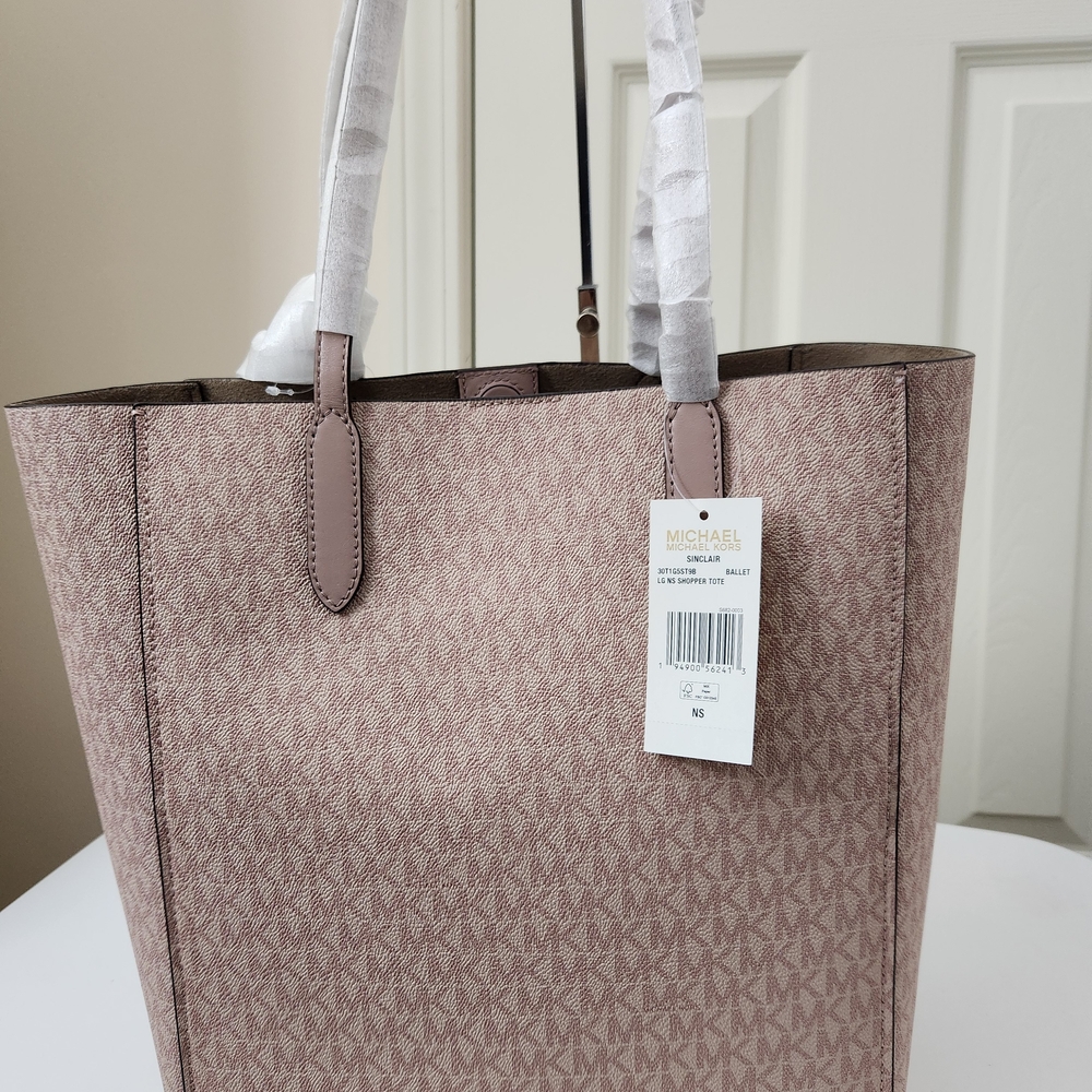 Michael Kors Blush Monogram Tote